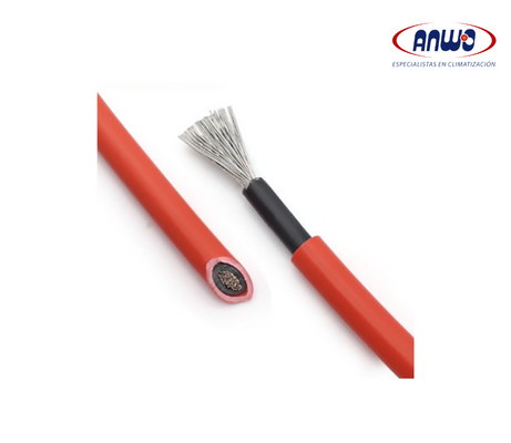 CABLE SOLAR 6MM ROJO 200MTS